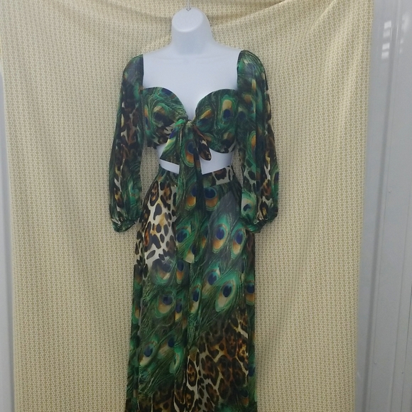 Good Time USA Los Angeles 2 piece sheer set - Picture 1 of 12